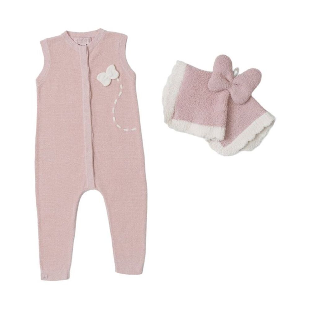 Barefoot Dreams  Baby Butterfly Onesie Set, Pink
